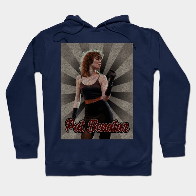 Pat Benatar Classic Hoodie by StickMen